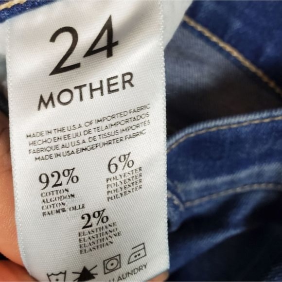Mother The Vamp Skinny Ankle Jean's Size 24 - Picture 5 of 6